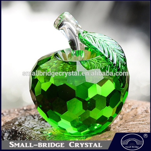 Wholesale Cheaper Festivel Gifts Green Glass Apple