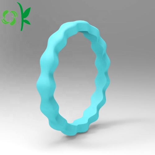 Nowy projekt produktu Modny kolorowy silikonowy pierścień