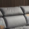 Woonkamer Moderne L-vormige stoffen Sofa Huishouden