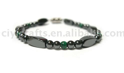 magnetic malachite bracelet