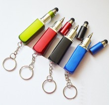 Mini multi-function key chain phone touch pen