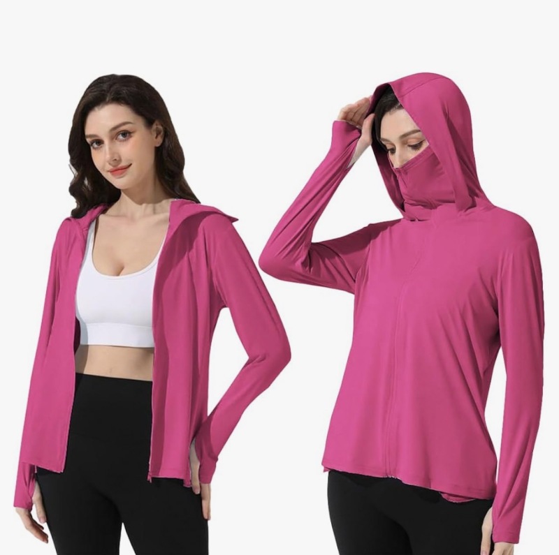 Women's UPF 50+ Sun Jacket with Zipper Pocket