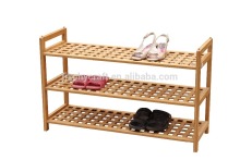 Discount 10% Wooden 3 Tiers Shoe Rack