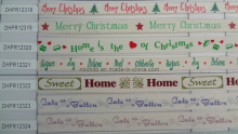 Christmas Sets Printing Ribbon, Christmas Fancy Tape