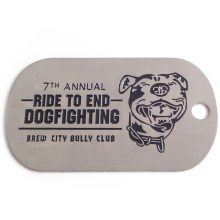 Luxury Custom Stainless Steel Dogtag Necklace with Ball Chain