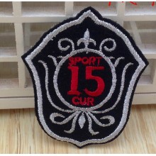 Good quality and embroidered woven patch for coat