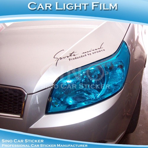 Gratis pengiriman mobil Film cahaya lampu Tint Film untuk mobil