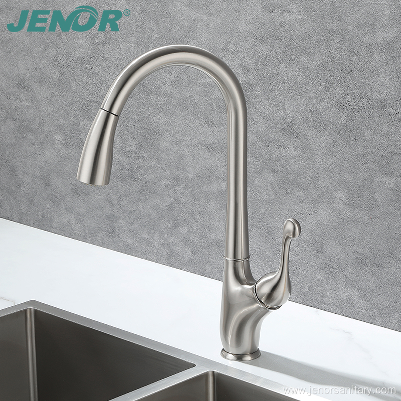 Commercial Kitchen Faucet With Pull Down Sprayer