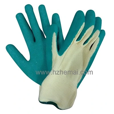 Top Sale 10 Gauge Palm Coated Latex Safety Gloves