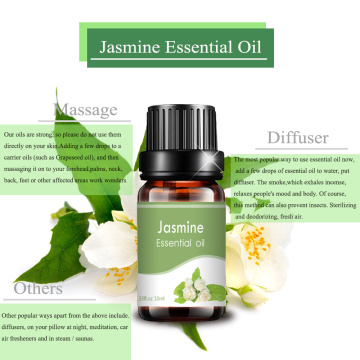 Etiqueta privada Jasmine fragancia masaje esencial Aceite 10 ml