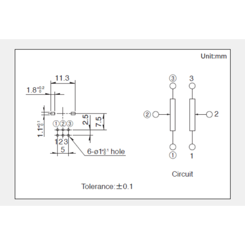 Potentiometer Putar Siri RK09L