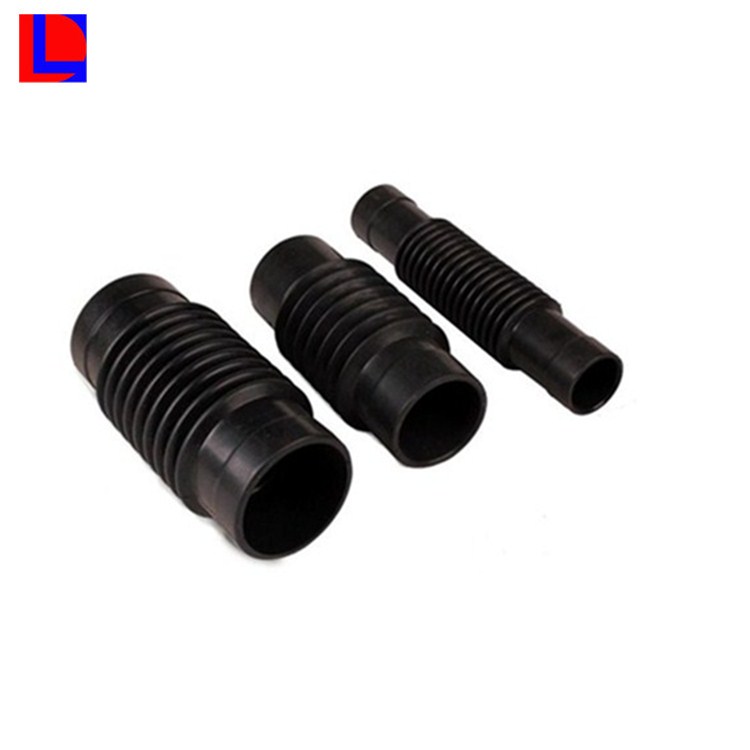 NBR/EPDM/CSM/NR Material custom auto rubber bellows dust boot