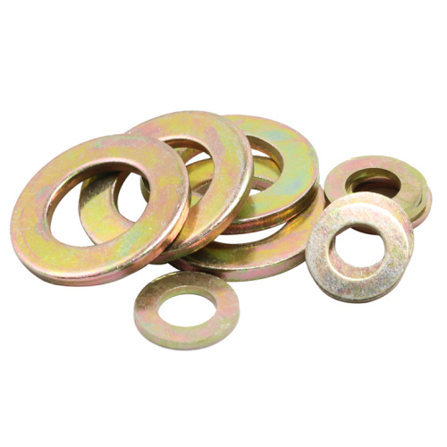 Non-standard Flat washer carbon steel yellow zinc