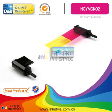 compatible for NISCA NGYMCKOK2 YMCKOK Color Compatible Ribbon - 210 prints/roll