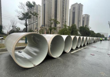Continuous Filament Winding FRP Thrusting Pipe ( grp jacking pipe)