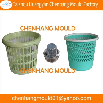 Mould making rolling plastic laundry basket
