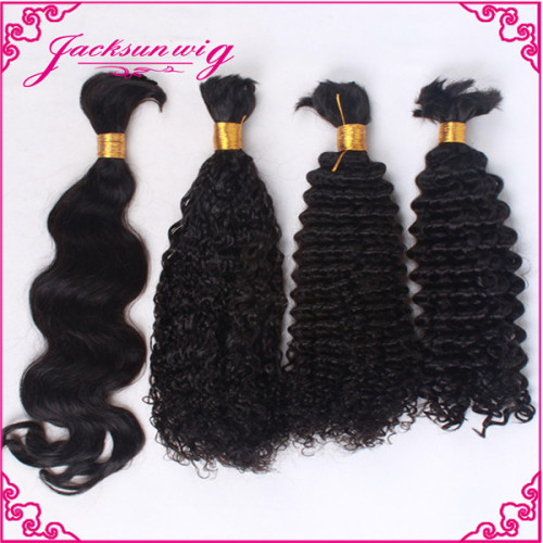 AAAAA Brazilian afro kinky bulk human hair,hair weave in bulk