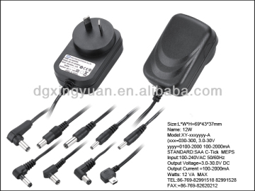 Indoor use power supply FCC listed ac dc adapter