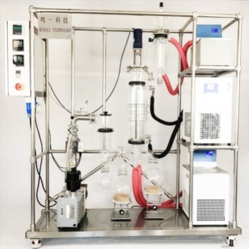 Effective CBD extraction molecular distillate apparatus