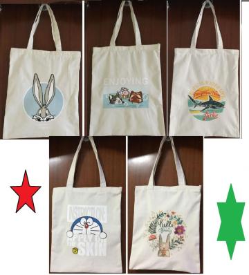 cotton girl shopping bags