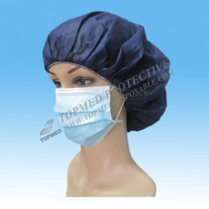 Earloop Green Color Disposable Nonwoven Face Mask