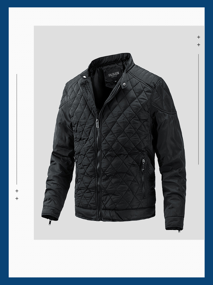Осенне-зимняя мужская тонкая куртка-пуховик Autumn Winter Men's Slim Puffer Jacket