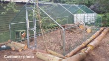 Large metal chicken run coop for hen poultry dog rabbit