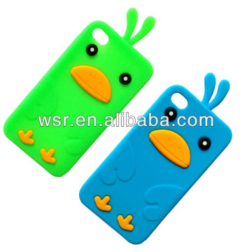 3D cartoon duck silicone protective cover