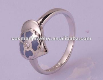 colorful enamel ring