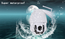 PTZ webcam wireless HD 1MP wifi waterproof camera