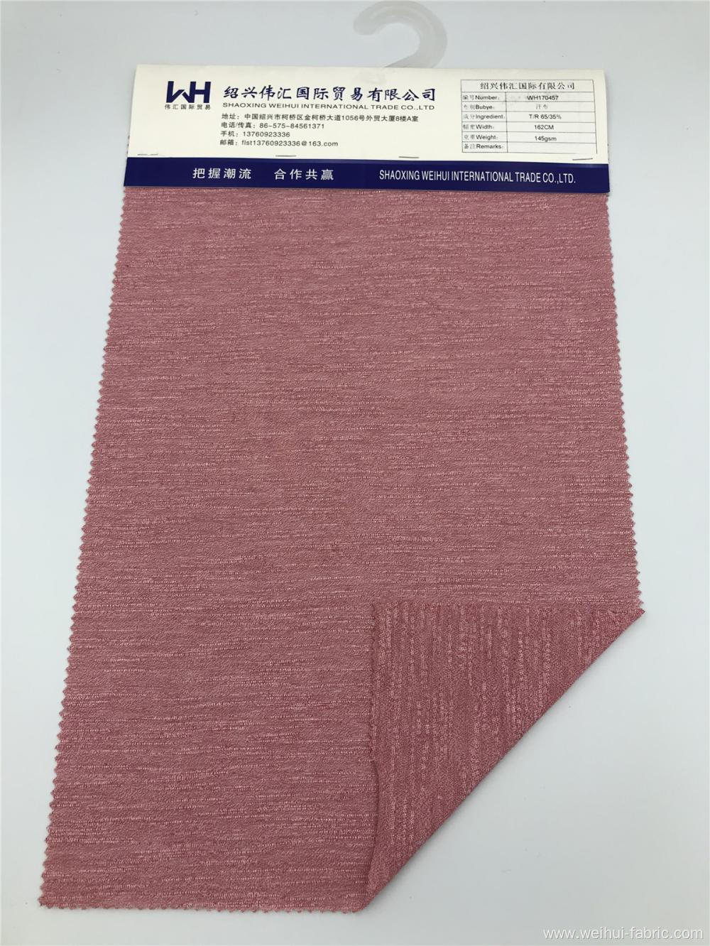 Knitted Jersey Fabric Width 162cm T/R Polyester Fabrics