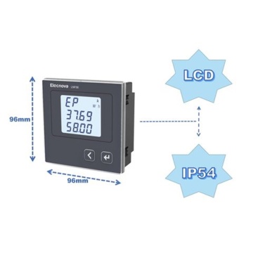 LCD Panel Single Phase Digital Ampere Panel Meter