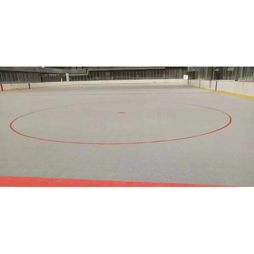 Tejas planas de material PP para cancha de pista de hockey