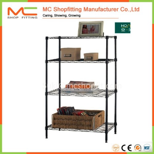 4 Tier Chrome Wire Shelving Units, Wire Shelf,Wire Display Racks