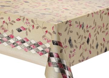 Double Face Emboss printed Gold Silver Tablecloth Paper