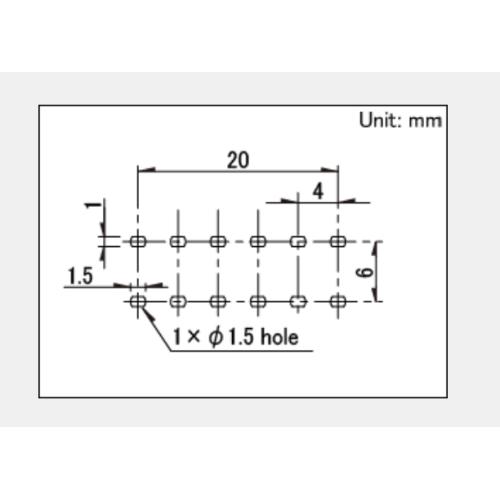 Spun series push switch