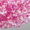 500g bunt glitzerndes Zuckerpapier Nagelflocken Pailletten Spielzeug für Kinder Schleim Schlammfüller Dekoration Material Zubehör