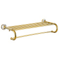 Gold Multi-style bathroom towel storage for bathroom