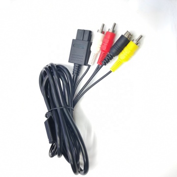 High Quality 1.8m N64/SNES/GameCube Audio Video Connection Cable - Japan AV Video Cable for Nintendo