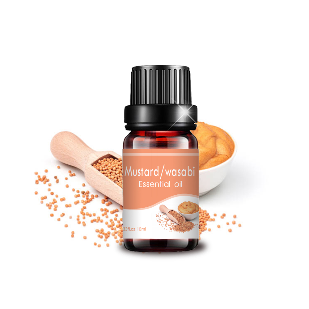 label pribadi curah 10ml minyak mustard wasabi minyak esensial