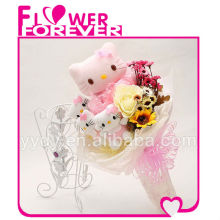 Plush Kitty Flower Best Selling Valentines Gifts