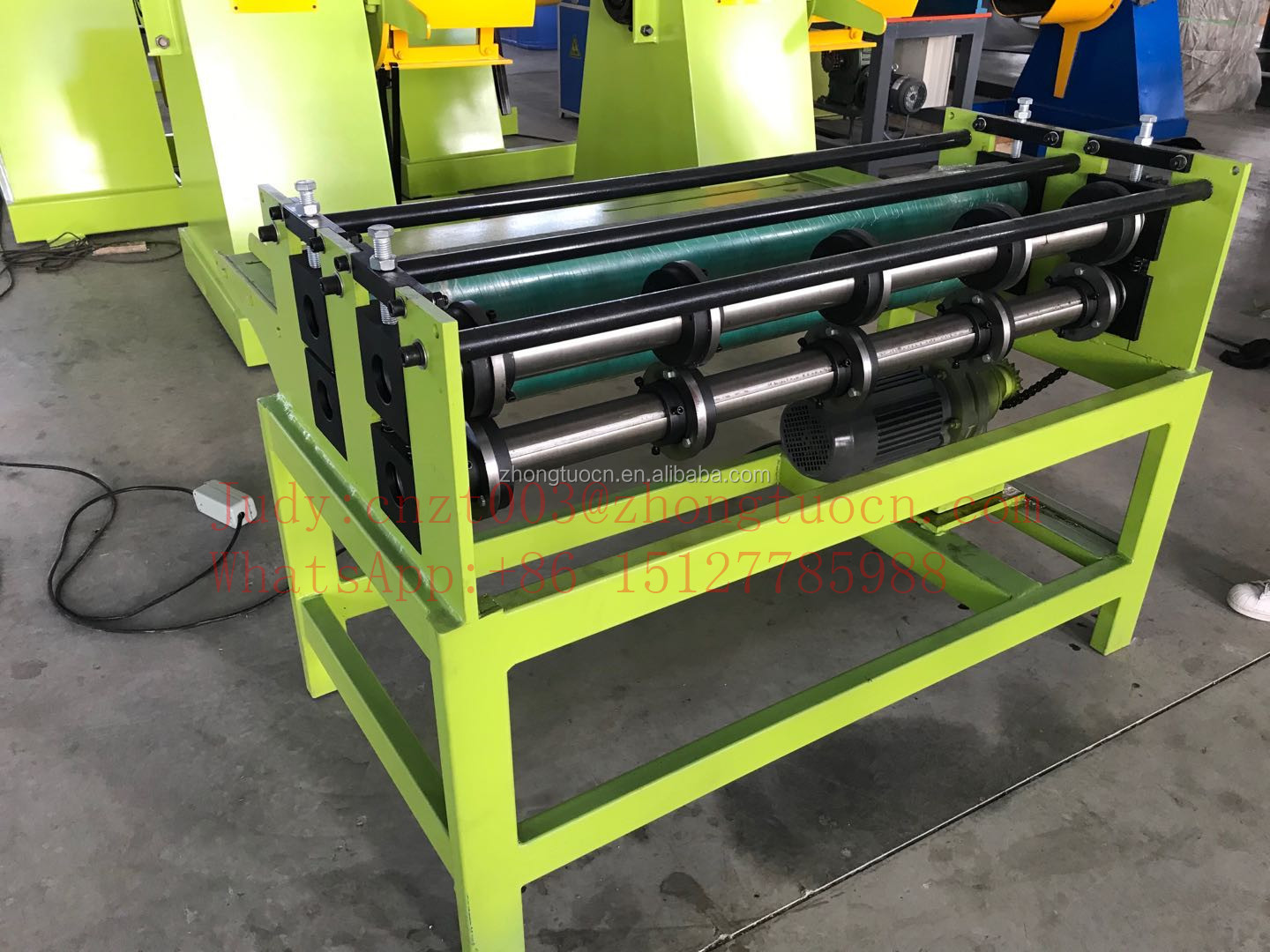 Color steel GI PPGI simple slitting machine