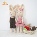 Organisk bomull Amigurumi Doll Bunny Toy Baby