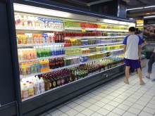 0.9m Multi-deck open door display cooler