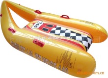 yellow Super cool air skis inflatable skis air drag ring inflatable ski circle