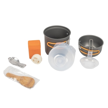 Complete Outdoor Cooking Kit: Campsite Kitchenware, Culinary Essentials, and Portable Bundle for Adventurous Cooking