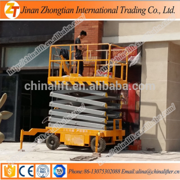 High performance cheap scissor lift movable scissor lift hydraulic aerial lifting platform