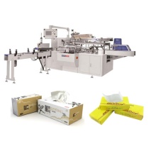 Round Shape Facial Tissue Carton Box Sealing Packing Machine