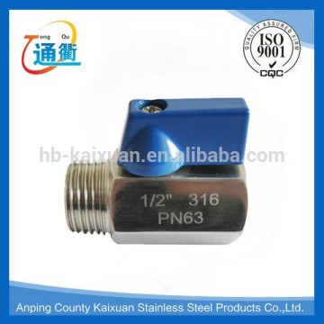 3/8 inch mini ball valve