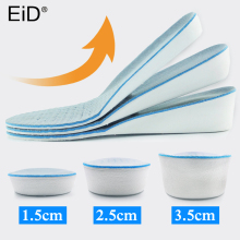 EVA Height Increase Insole for shoes women man height increasing shoes pad Inserts Care Foot Pads Comfortable soles for shoes